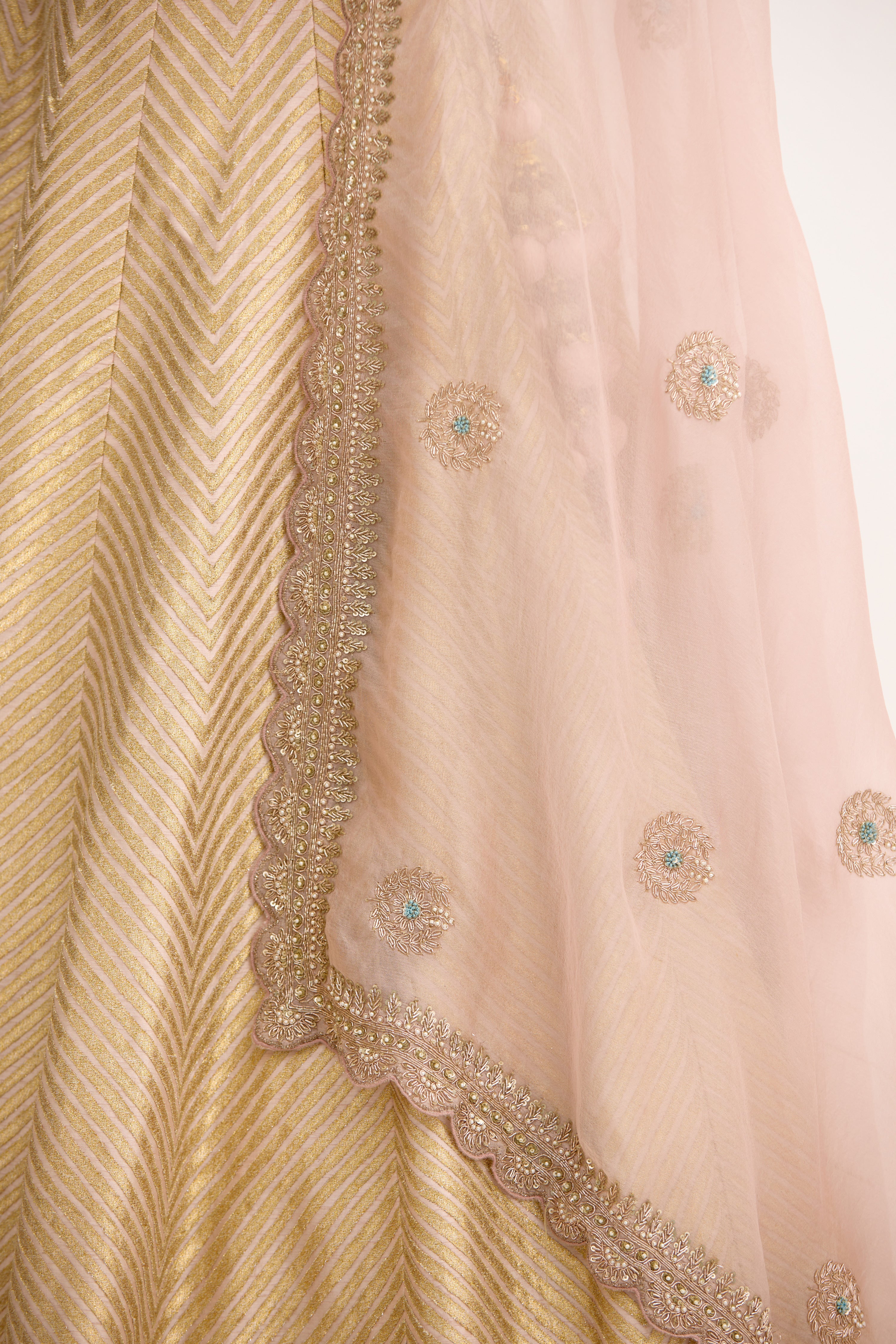 Begum-e-Riwaayat Nakashi Raw Silk Lehenga Set