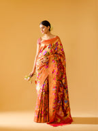 Signature Fuchsia Pink Paithani Silk Saree