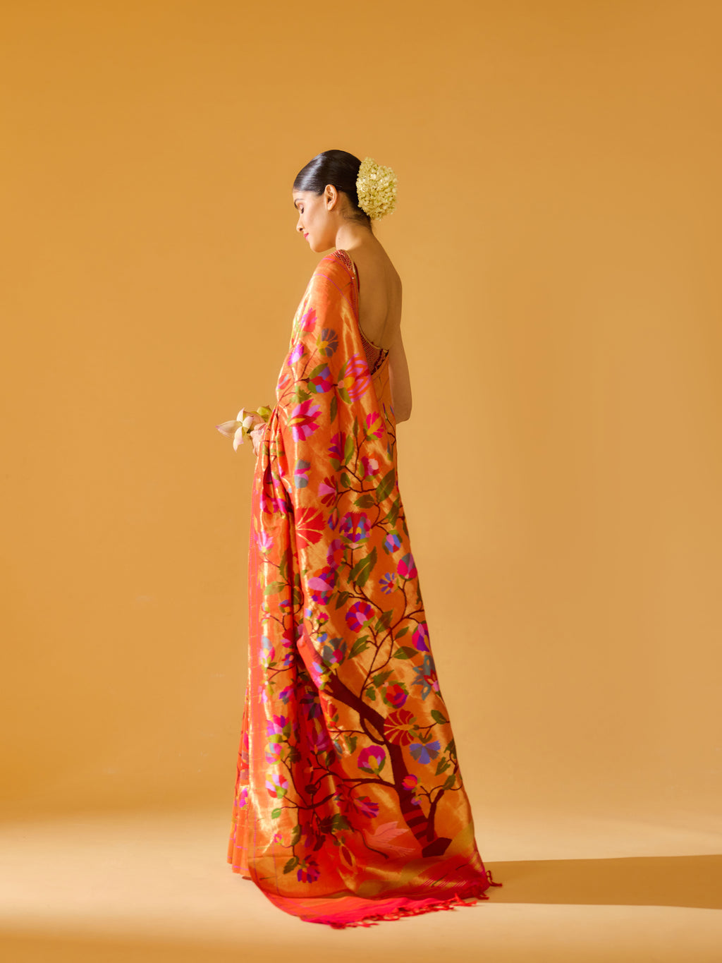 Signature Fuchsia Pink Paithani Silk Saree