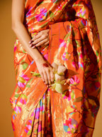 Signature Fuchsia Pink Paithani Silk Saree