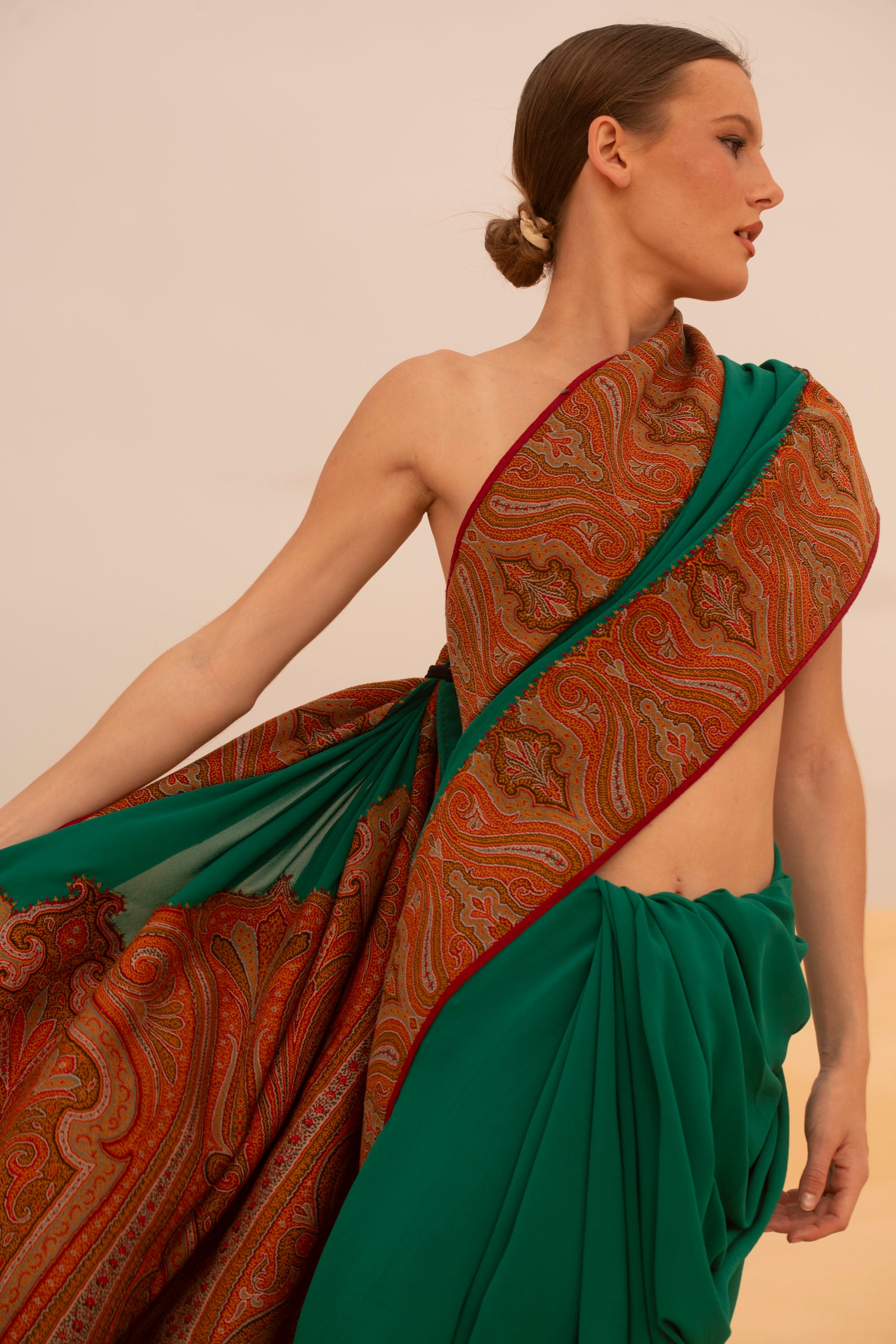 Regal Heirloom Turk Jamawar Saree