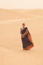 Shahi Aubergine Paithani Silk Saree