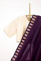 Deep Wine Banarasi Silk Handloom Saree