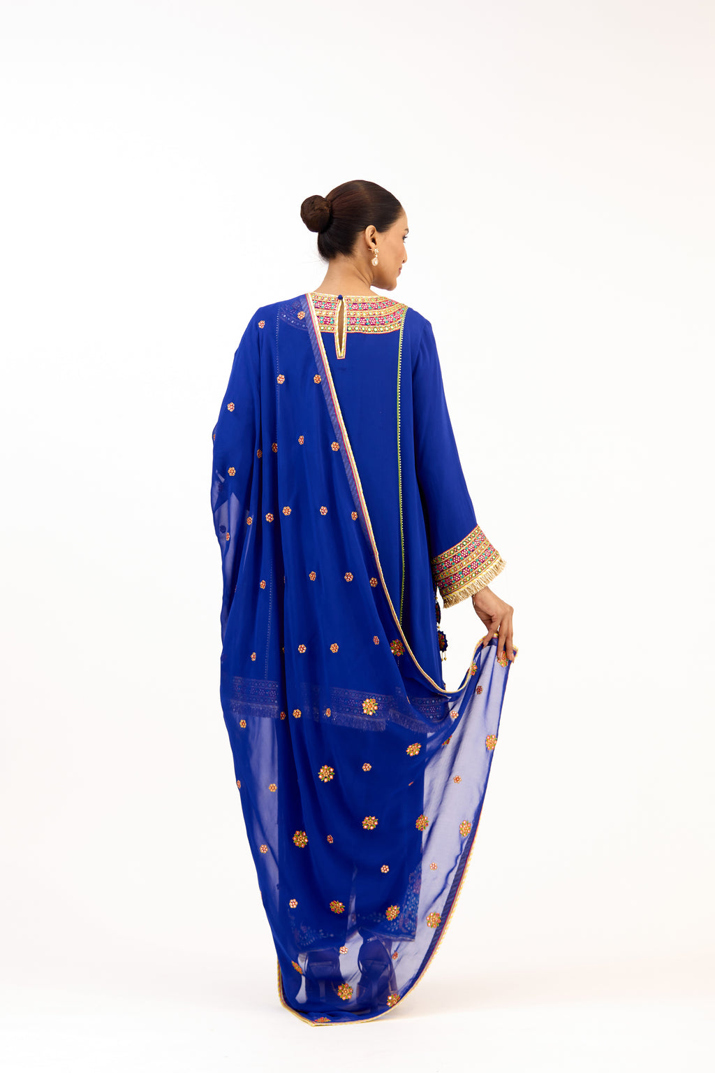 Nauroze Zari Gotta Resham Embroidered Parsi Salwar Suit Set
