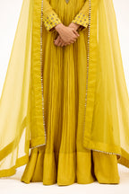 Gulistan Raas Mirror, Cutdana & Sequins Embellished Anarkali Suit Set