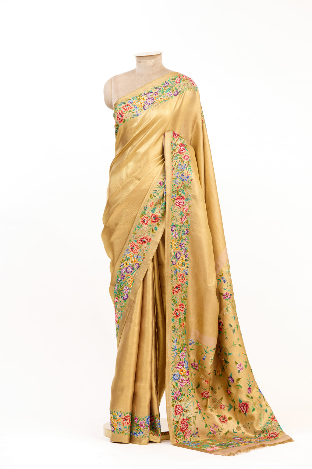 Gold Tissue Silk Kanjivaram Saree