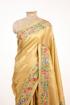 Gold Tissue Silk Kanjivaram Saree