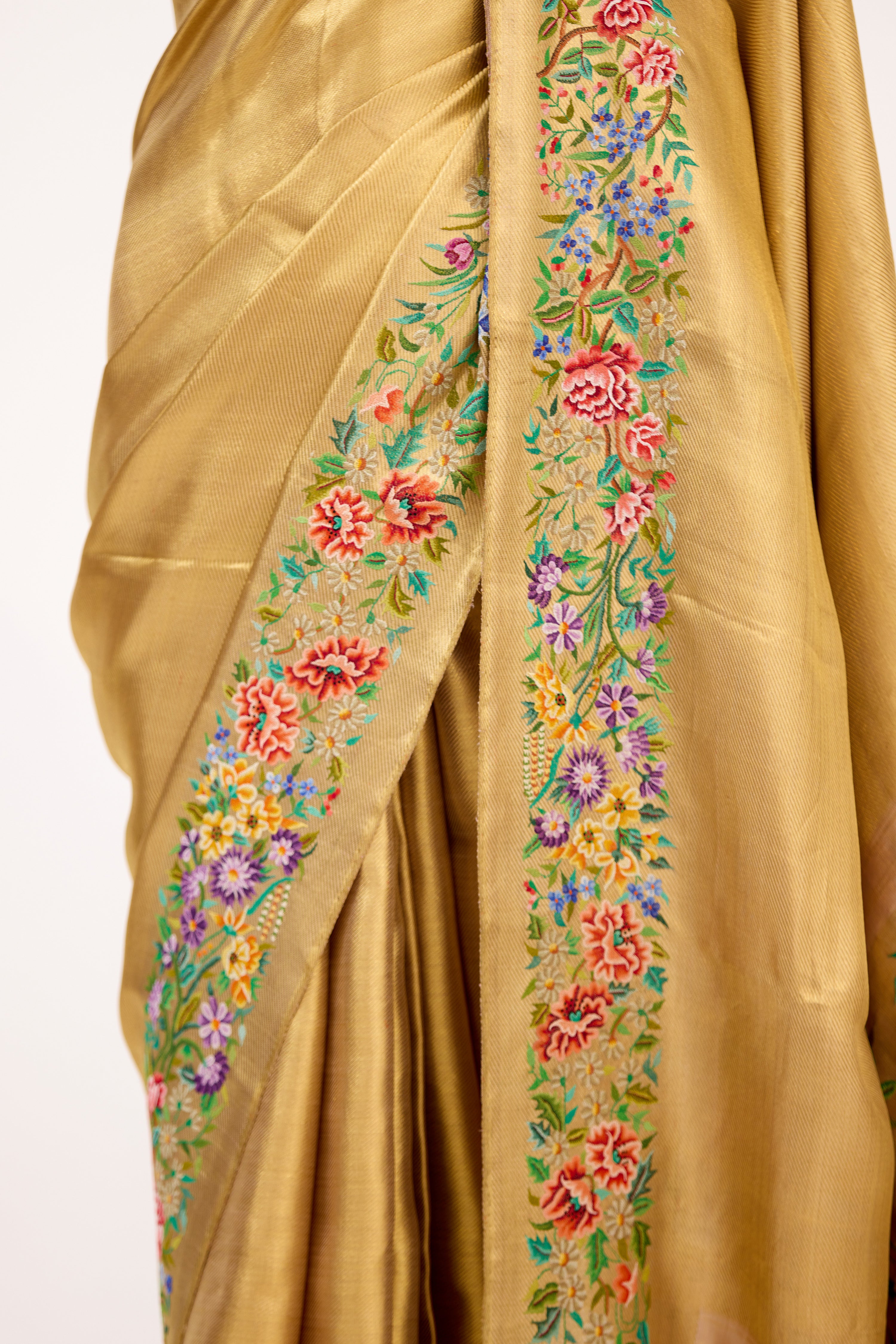 Gold Tissue Silk Kanjivaram Saree