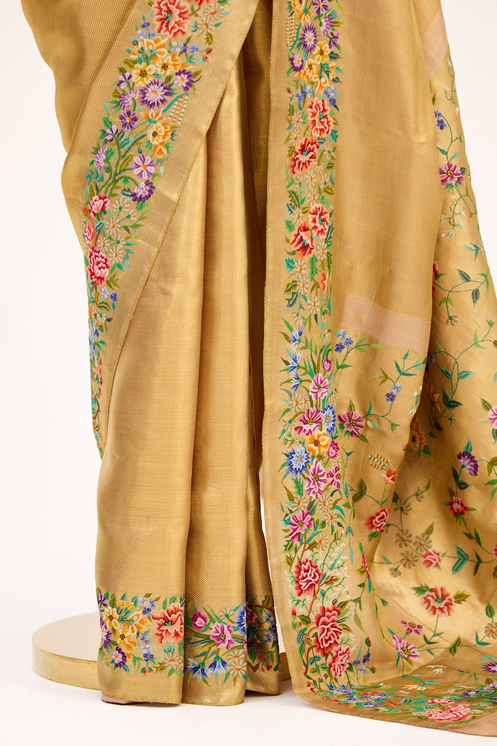 Gold Tissue Silk Kanjivaram Saree