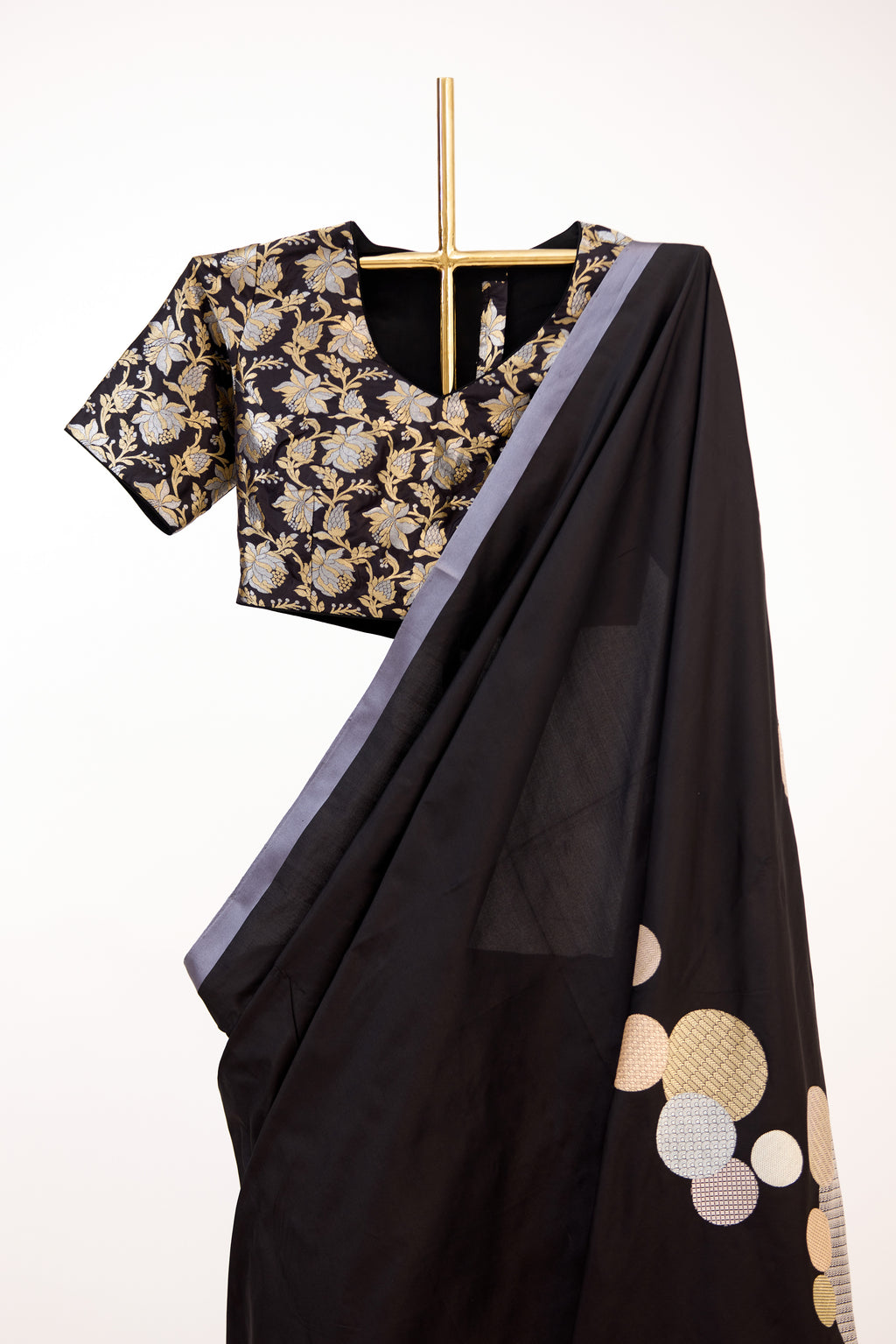 Black Timeless Banarasi Silk Saree