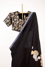Black Timeless Banarasi Silk Saree