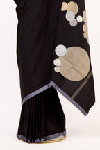 Black Timeless Banarasi Silk Saree