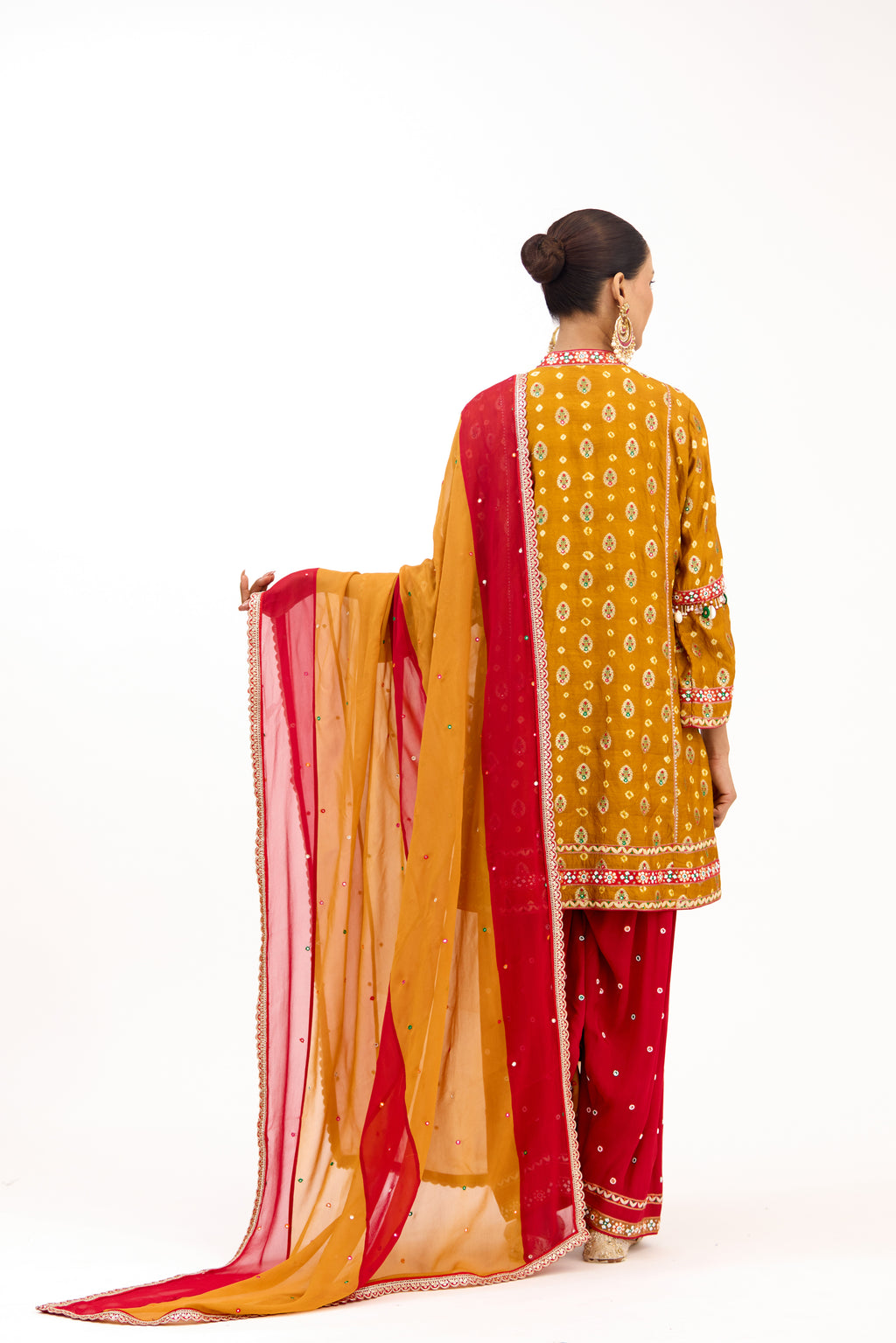 Rivaaz Parsi Couture Chanderi Silk Georgette Parsi Salwar Suit Set