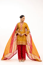 Rivaaz Parsi Couture Chanderi Silk Georgette Parsi Salwar Suit Set
