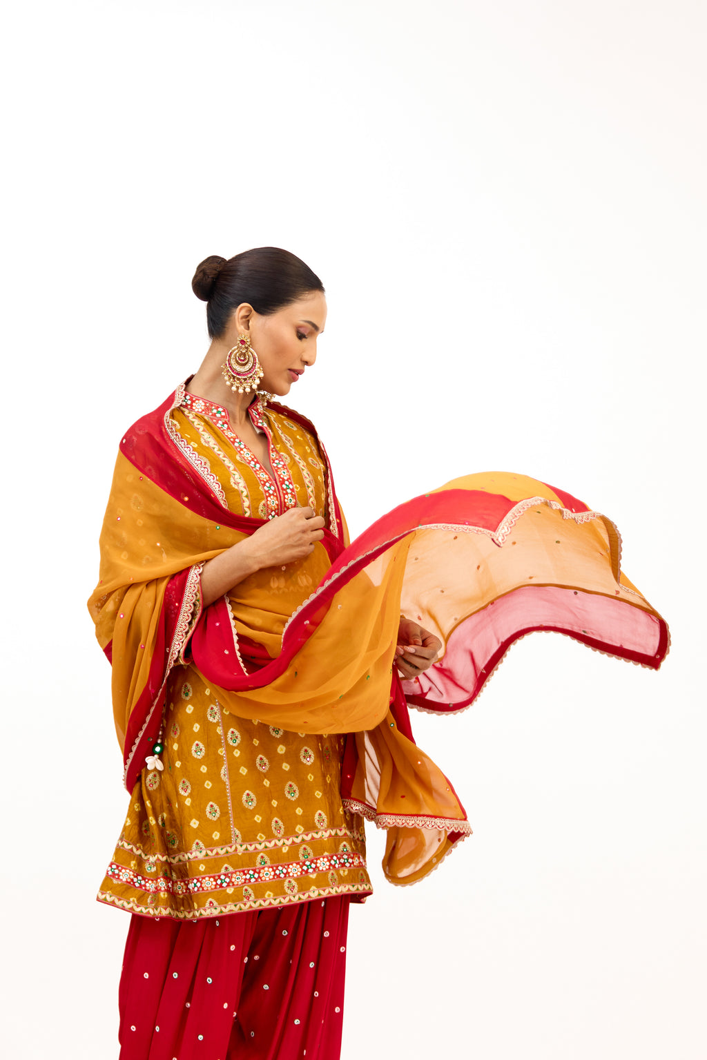 Rivaaz Parsi Couture Chanderi Silk Georgette Parsi Salwar Suit Set