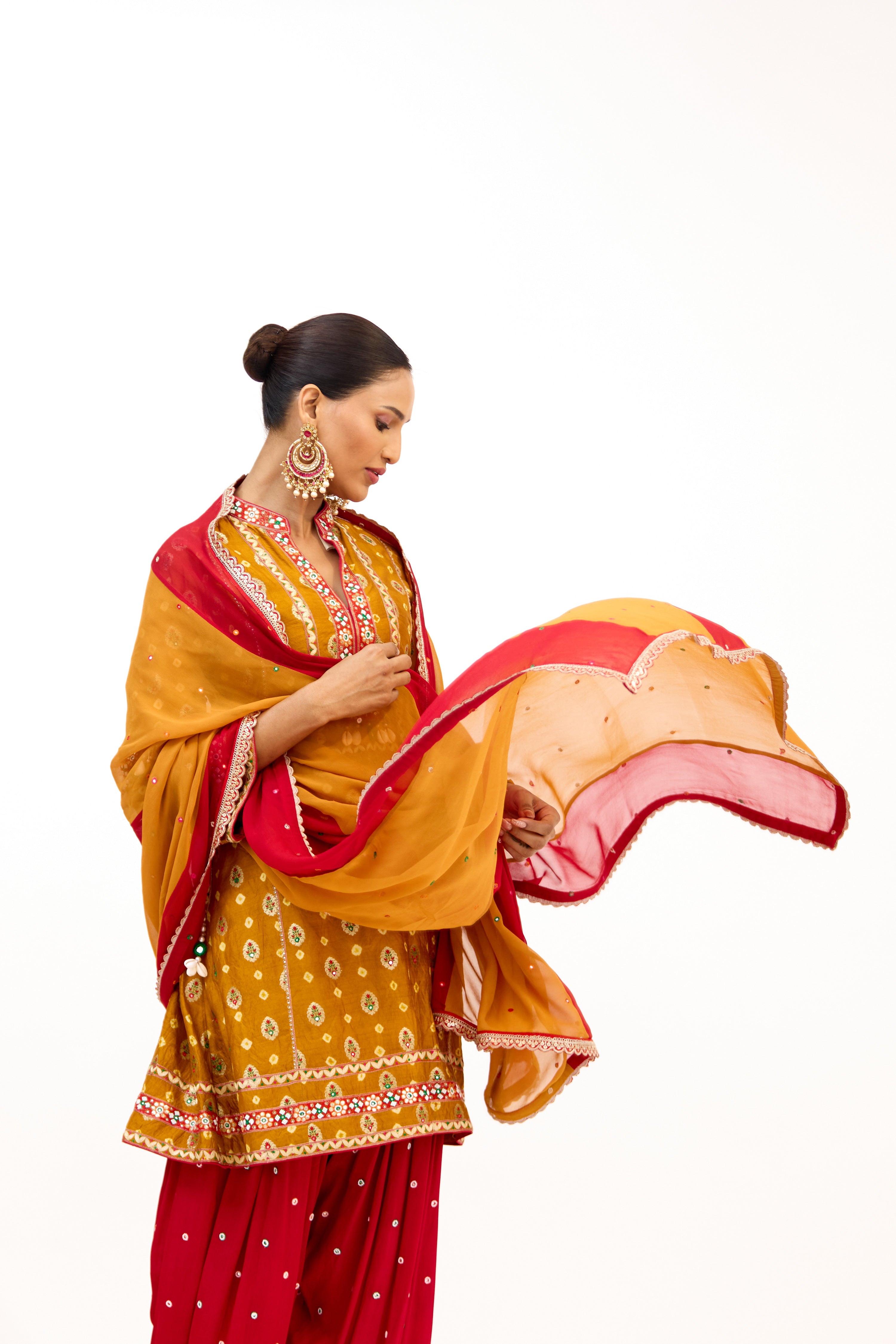 Rivaaz Parsi Couture Chanderi Silk Georgette Parsi Salwar Suit Set