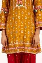 Rivaaz Parsi Couture Chanderi Silk Georgette Parsi Salwar Suit Set