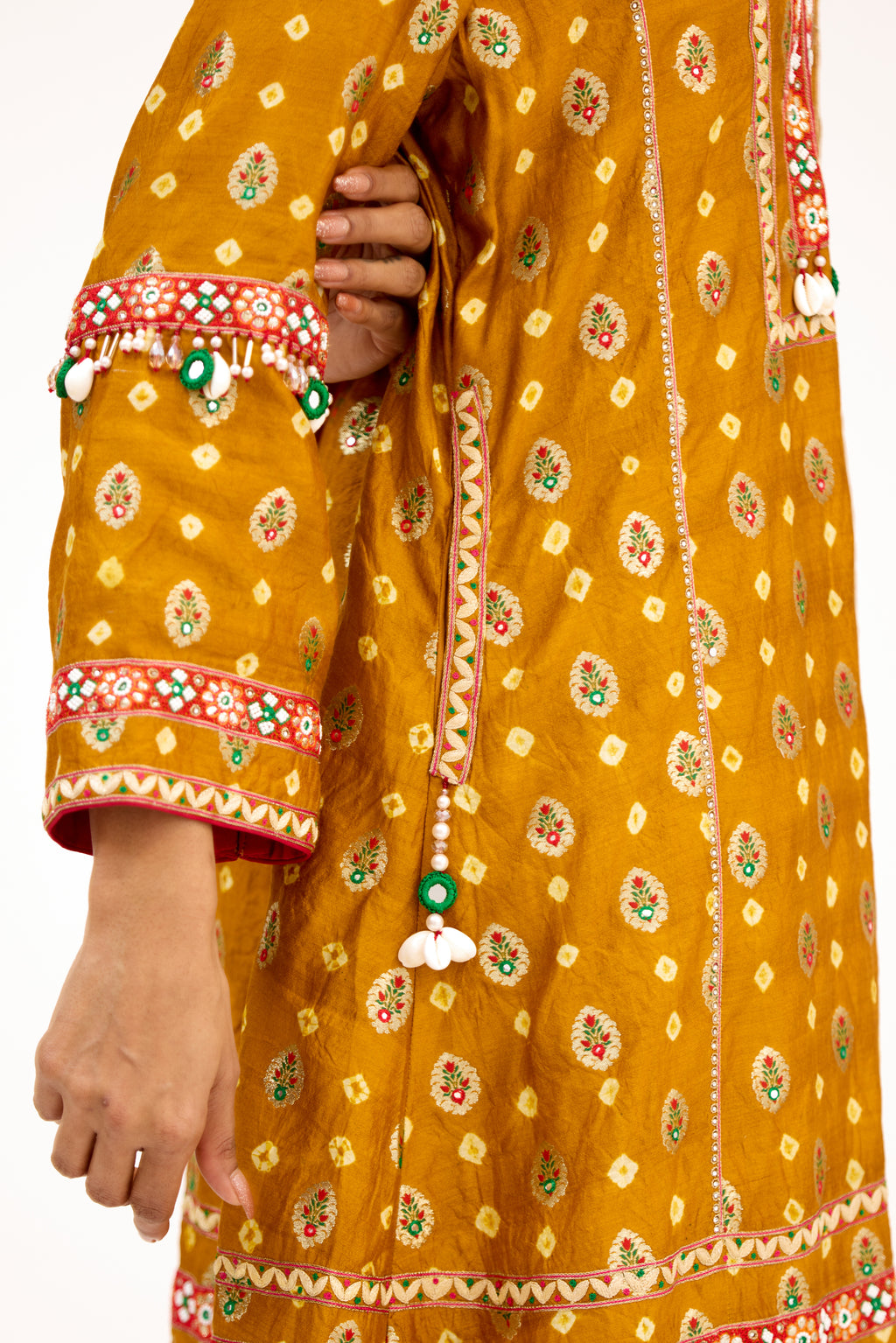 Rivaaz Parsi Couture Chanderi Silk Georgette Parsi Salwar Suit Set