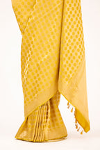 Mustard Banarasi Satin Silk