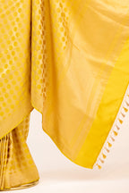 Mustard Banarasi Satin Silk