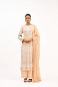 Gul-e-Shahi Georgette with Pearl, Crystal & Cutdana Embroidery Straight Suit Set