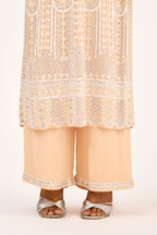 Gul-e-Shahi Georgette with Pearl, Crystal & Cutdana Embroidery Straight Suit Set