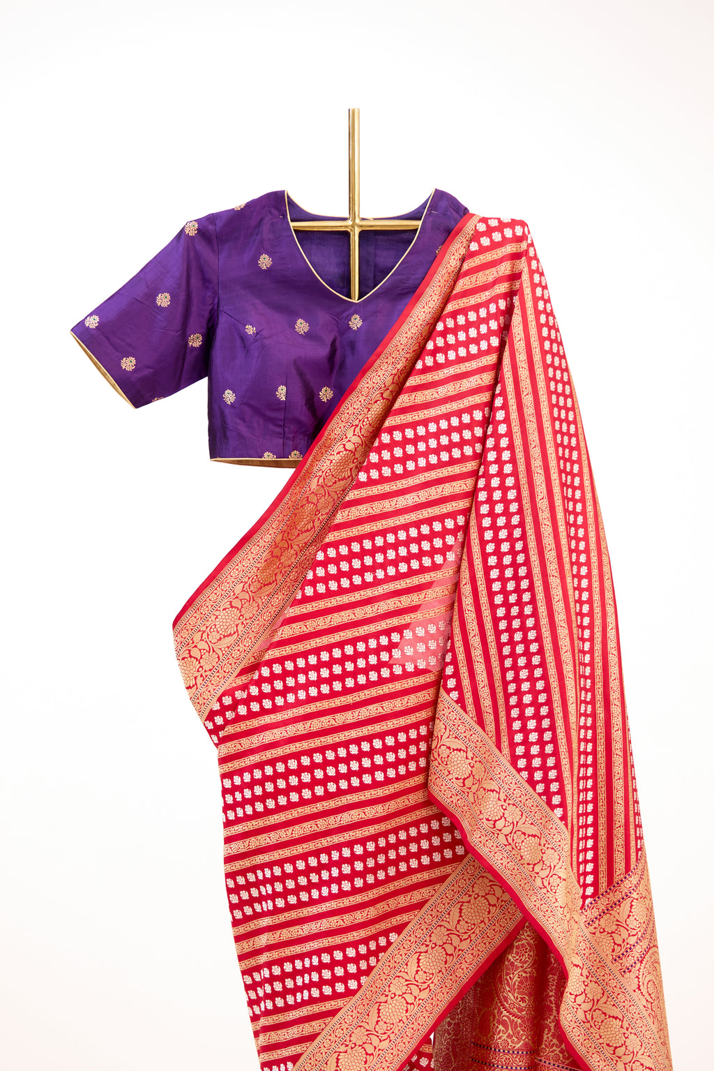 Red Banarasi Silk Saree