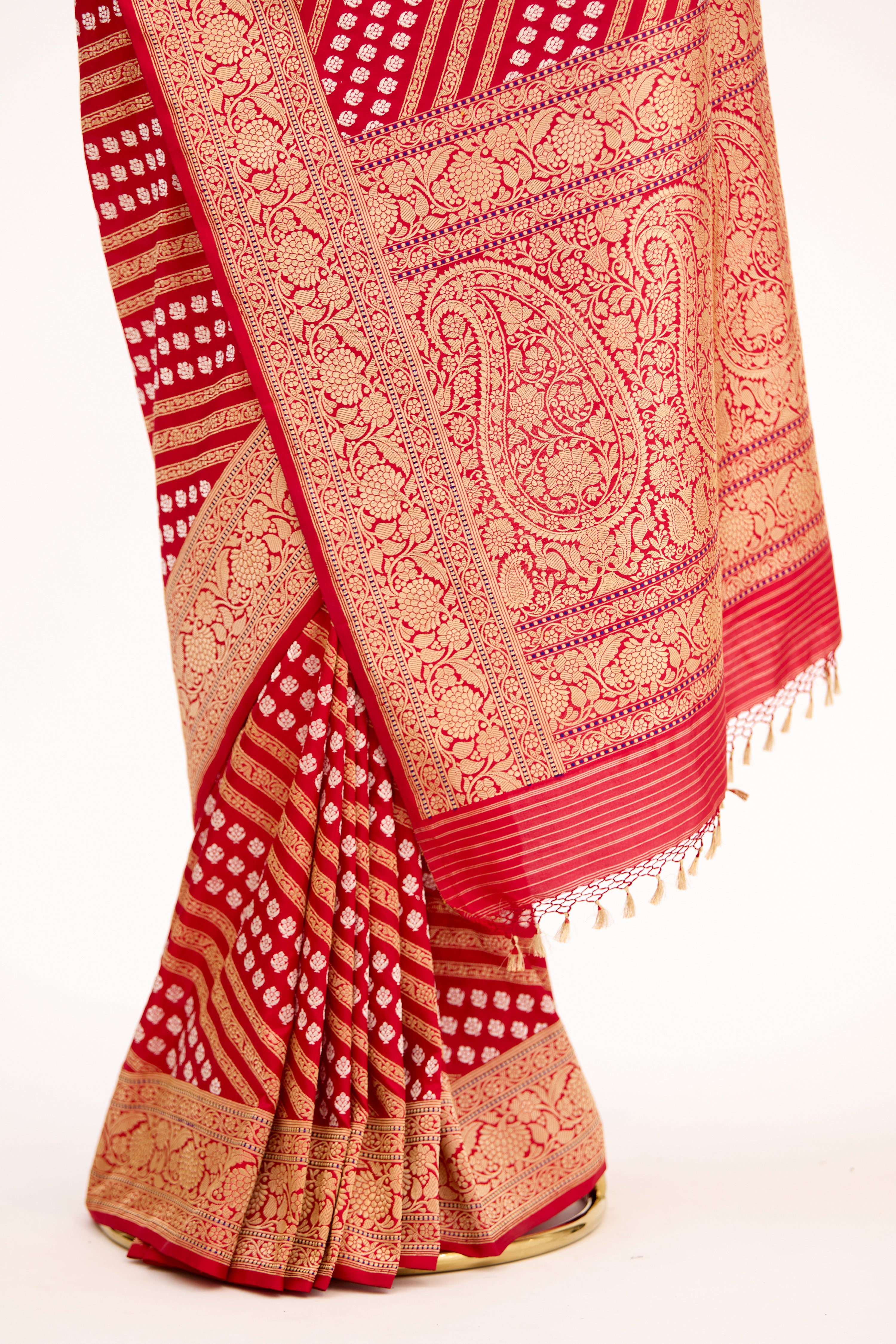Red Banarasi Silk Saree