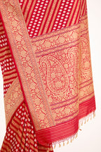 Red Banarasi Silk Saree