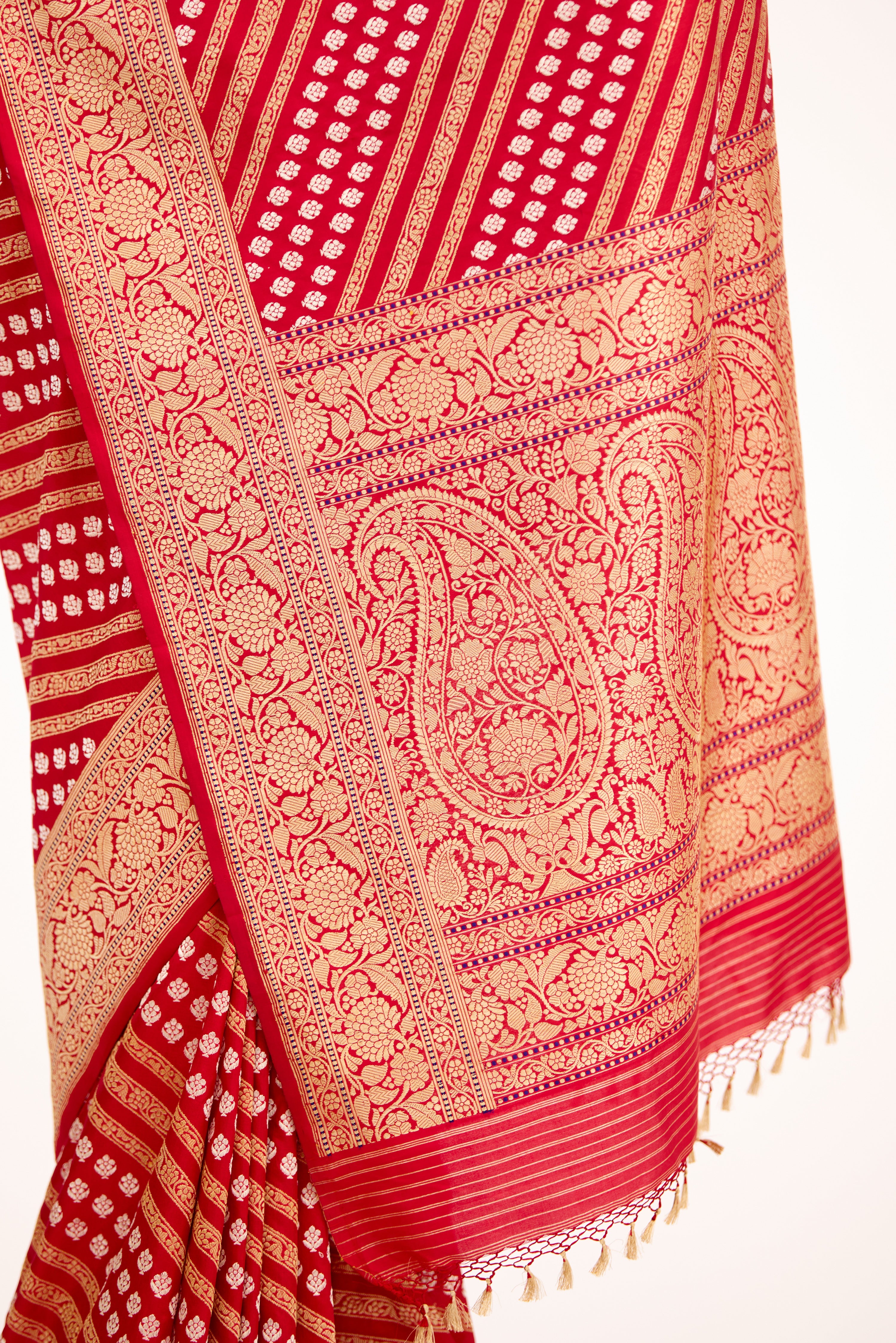 Red Banarasi Silk Saree