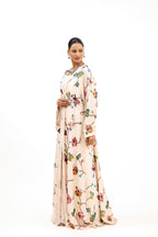 Rang-e-Bahaar Floral Crystal Embroidered Luxury Georgette & Satin Silk Cape Set