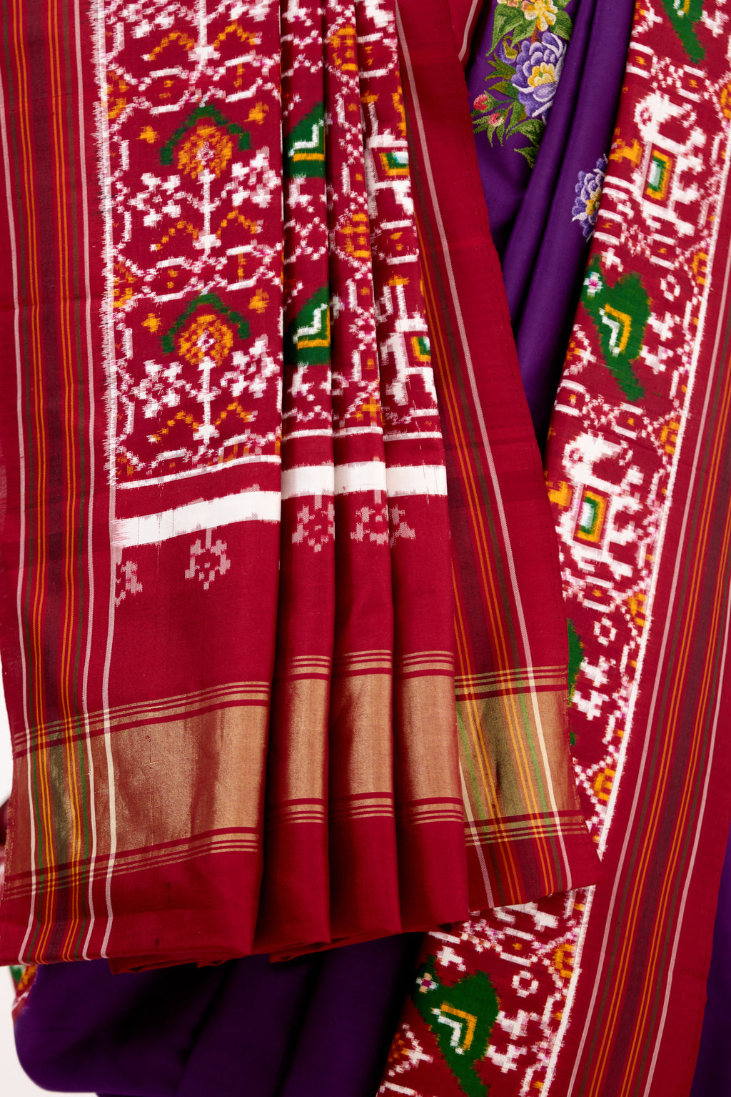 Royal Pochampally Double Ikat Silk Saree