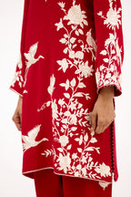 Nawabi Parsi Gara Embroidered Salwar Suit Set