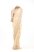 Ivory Imperial Brocade Banarasi Silk Saree