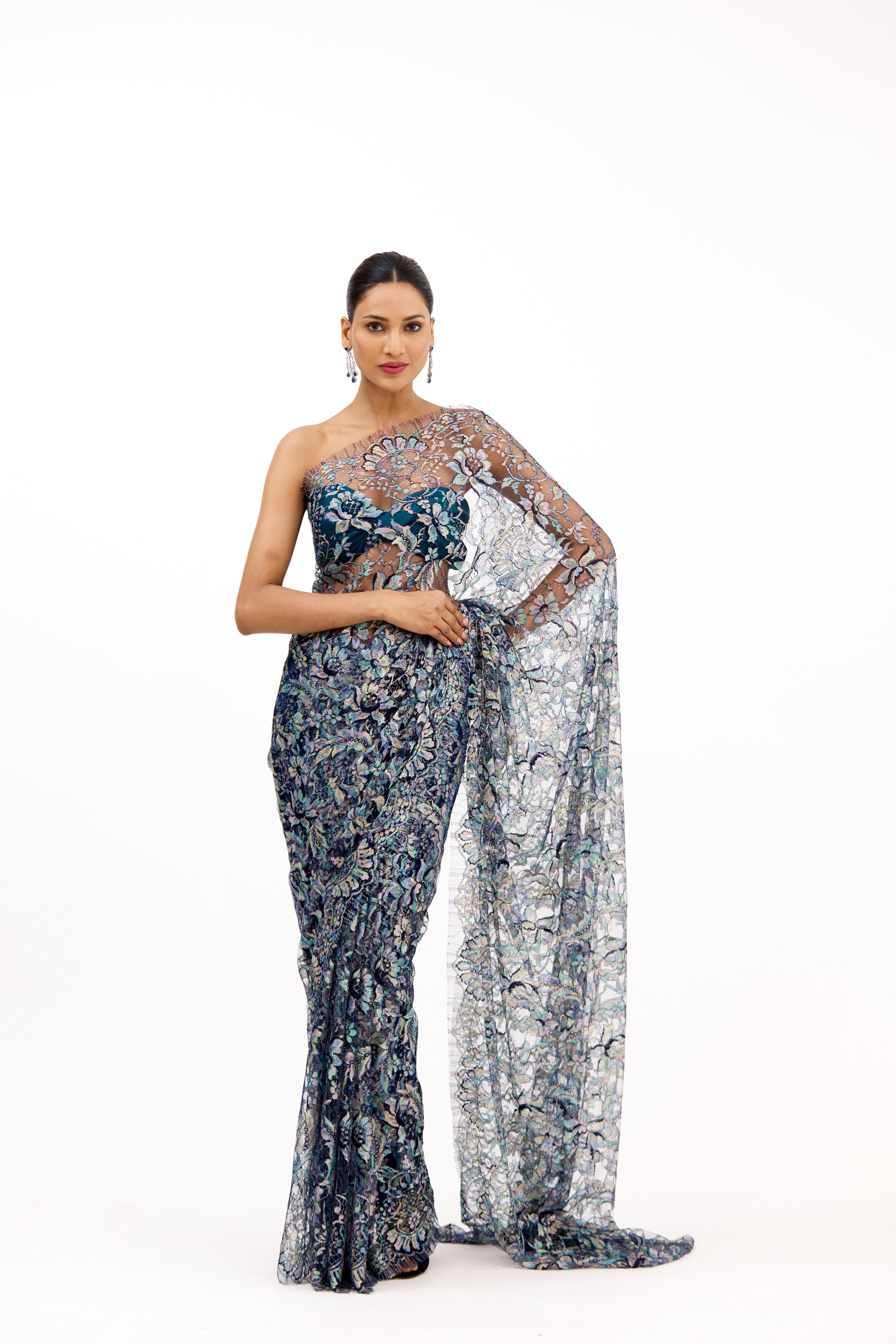 Chantilly Lace Saree