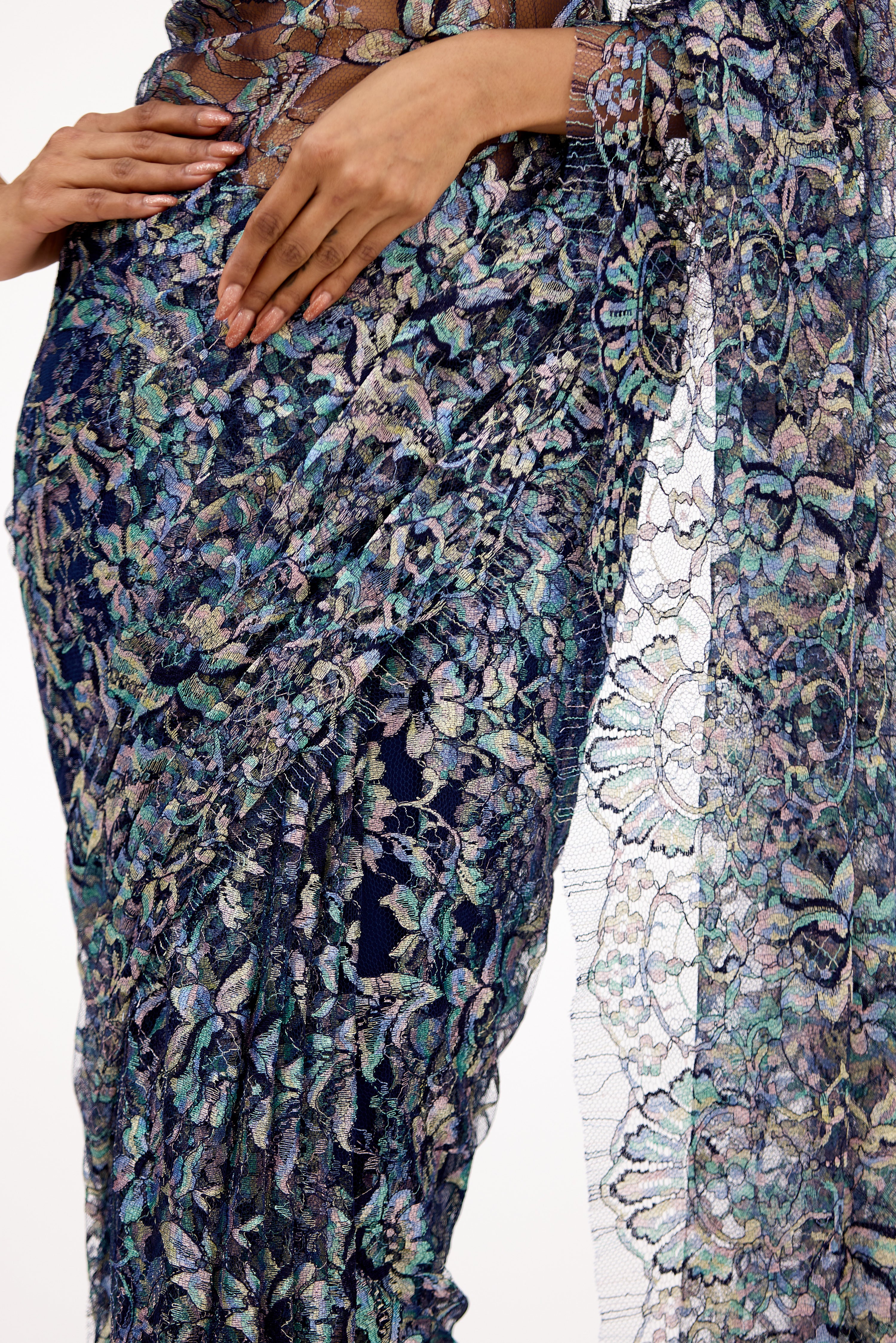 Chantilly Lace Saree