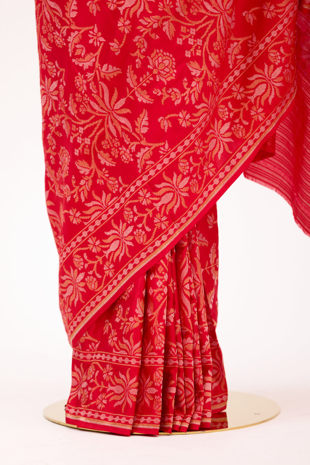 Red Banarasi Silk Saree
