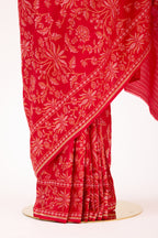 Red Banarasi Silk Saree