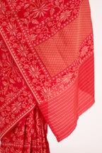 Red Banarasi Silk Saree