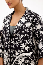 Noorjahan Parsi Gara Embroidered Royal Garden Jacket