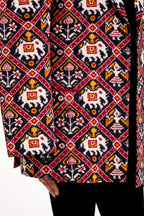 Chitralekha Patola Double Ikkat Silk Jacket