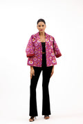 Raj Darbar Double Ikkat Patola Silk Jacket