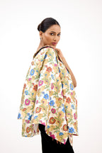 Phool Mahal Multicolour Gold Zari Brocade Jacket