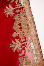 Crimson Luxe Pure Georgette Saree