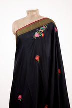 Black Majestic Kanjivaram Silk Saree