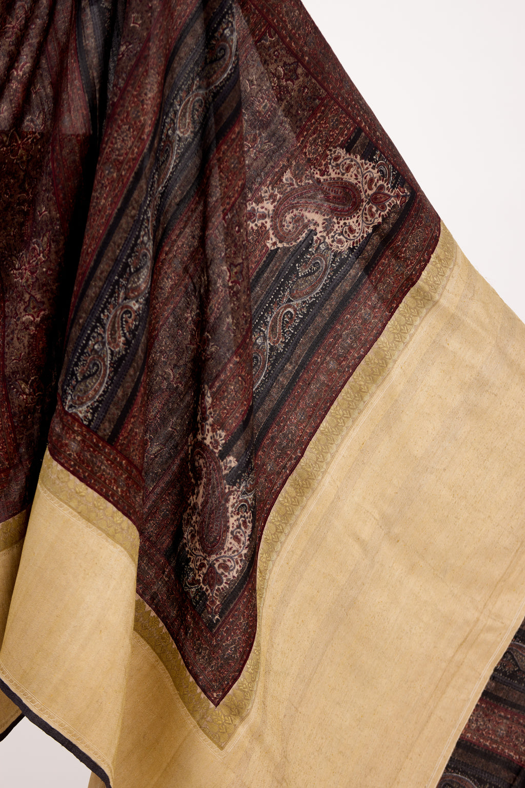 Earthy Hue Block Print Saree