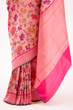 Vibrant Magenta Banarasi Silk Saree