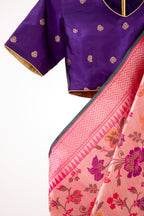Vibrant Magenta Banarasi Silk Saree