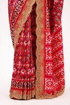 Scarlet Heirloom Patola Silk Saree