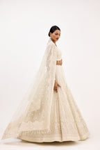 Jashn-e-Pearl Floral Delicate Embellishment Lehenga Set